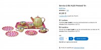 ALEX Toys Service à thé en étain (14 pcs)